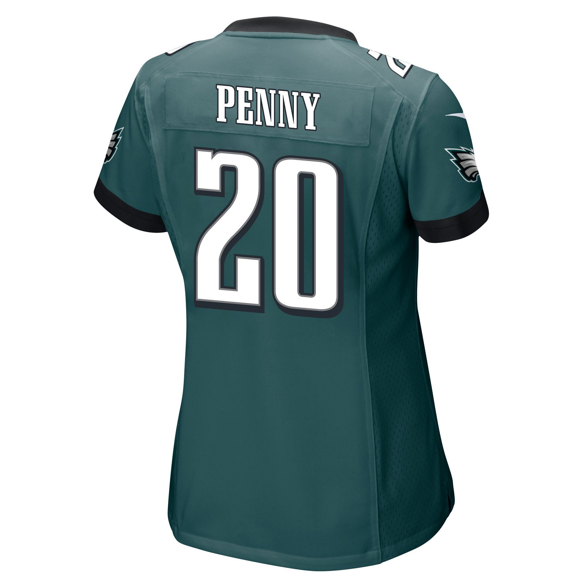 Rashaad Penny 20 Philadelphia Eagles Women Game Jersey - Midnight Green JS8424 Saliibo - Image 3