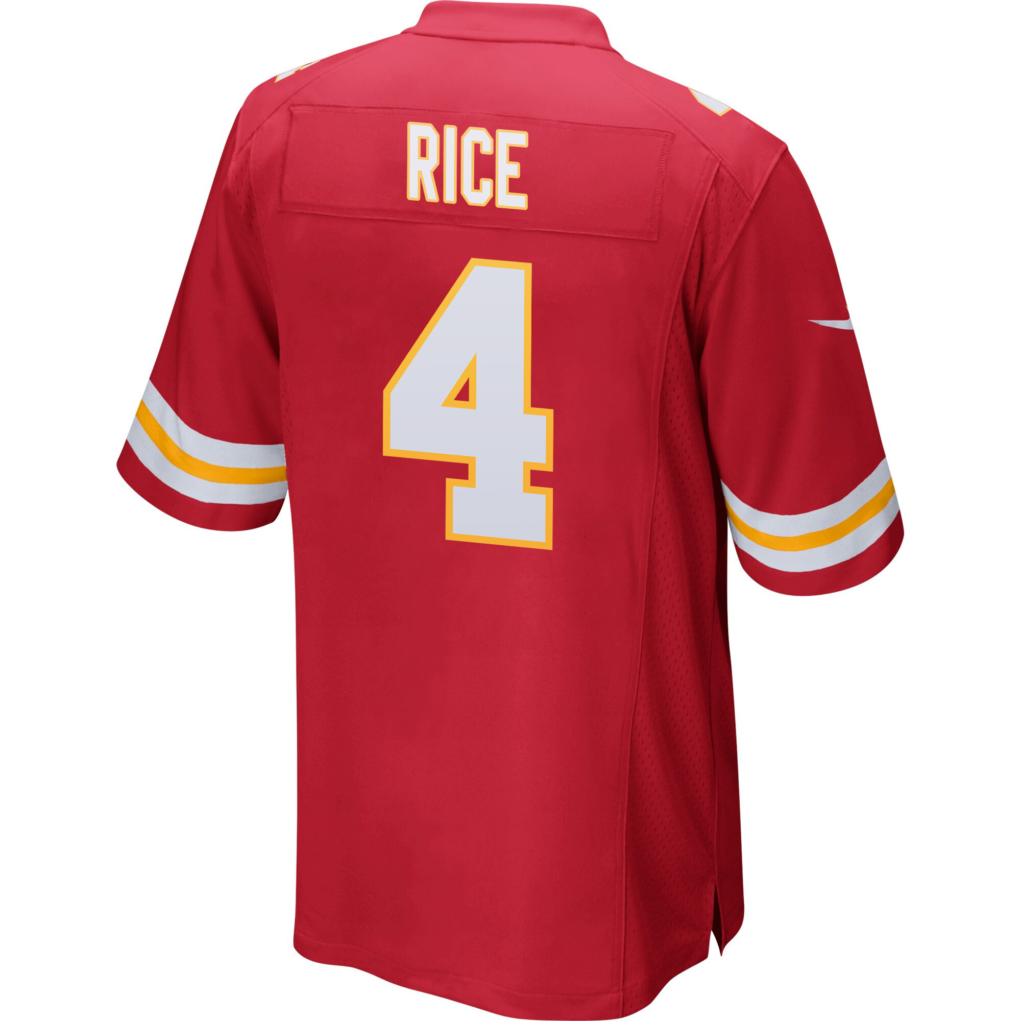 Rashee Rice 4 Kansas City Chiefs Super Bowl LVIII Champions 4X Game Men Jersey - Red JS5024 Saliibo - Image 3