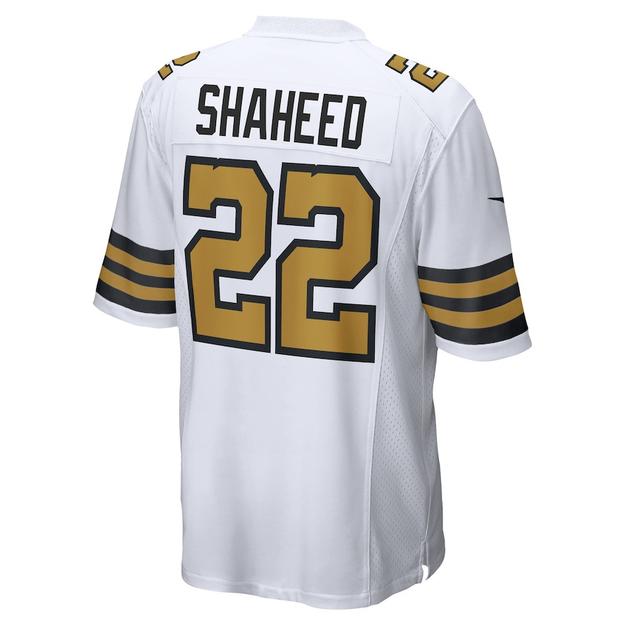 Rashid Shaheed 22 New Orleans Saints Alternate Game Men Jersey - White JS5635 Saliibo - Image 3