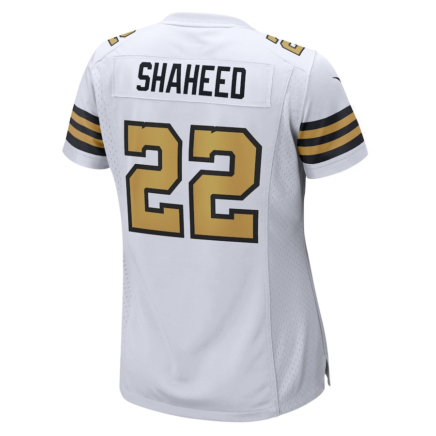 Rashid Shaheed 22 New Orleans Saints Women Alternate Game Jersey - White JS2944 Saliibo - Image 3