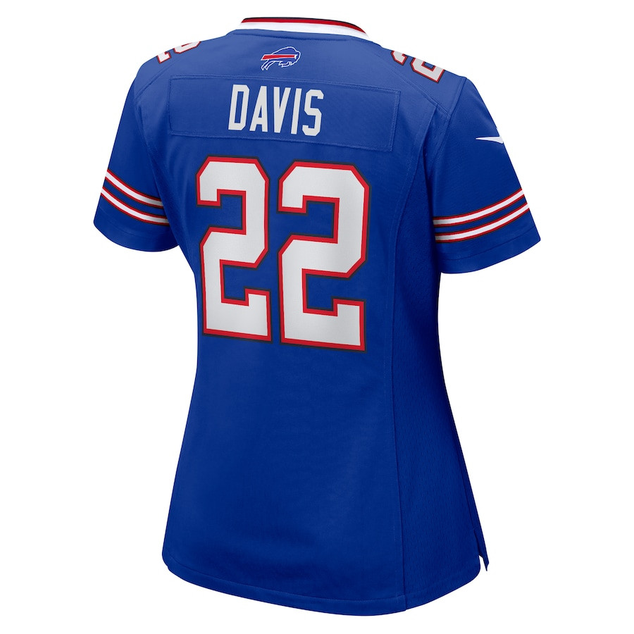 Ray Davis 22 Buffalo Bills Women's Game Jersey - Royal JS9199 Saliibo - Image 3