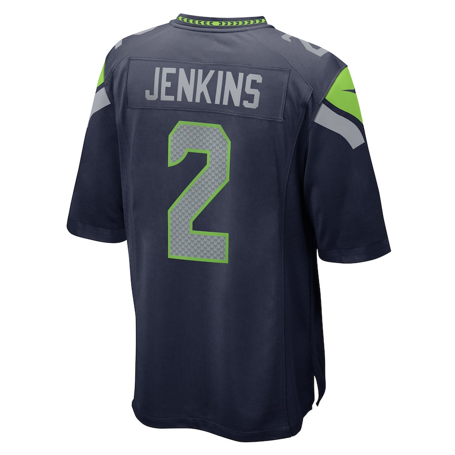 Rayshawn Jenkins 2 Seattle Seahawks Game Men Jersey - College Navy JS7447 Saliibo - Image 3