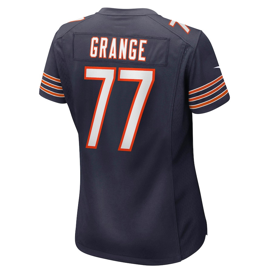 Red Grange 77 Chicago Bears Women Retired Jersey - Navy JS8668 Saliibo - Image 3