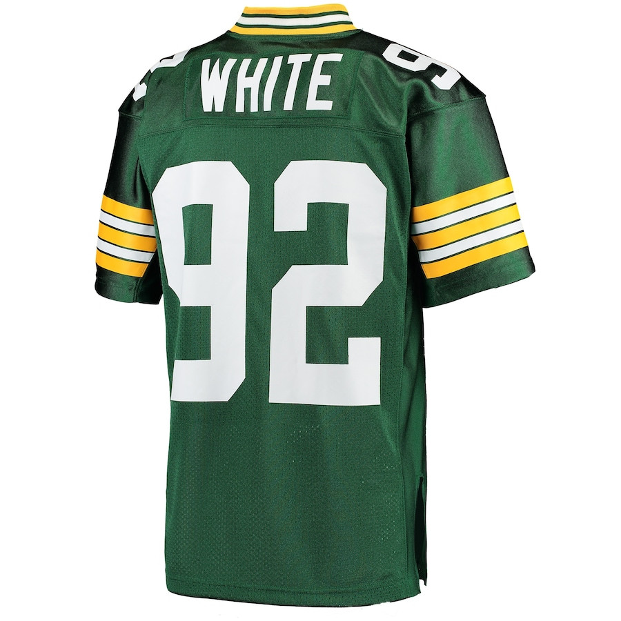 Reggie White 92 Green Green Bay Packers 1993 Throwback Men Game Jersey - Green JS4484 Saliibo - Image 3