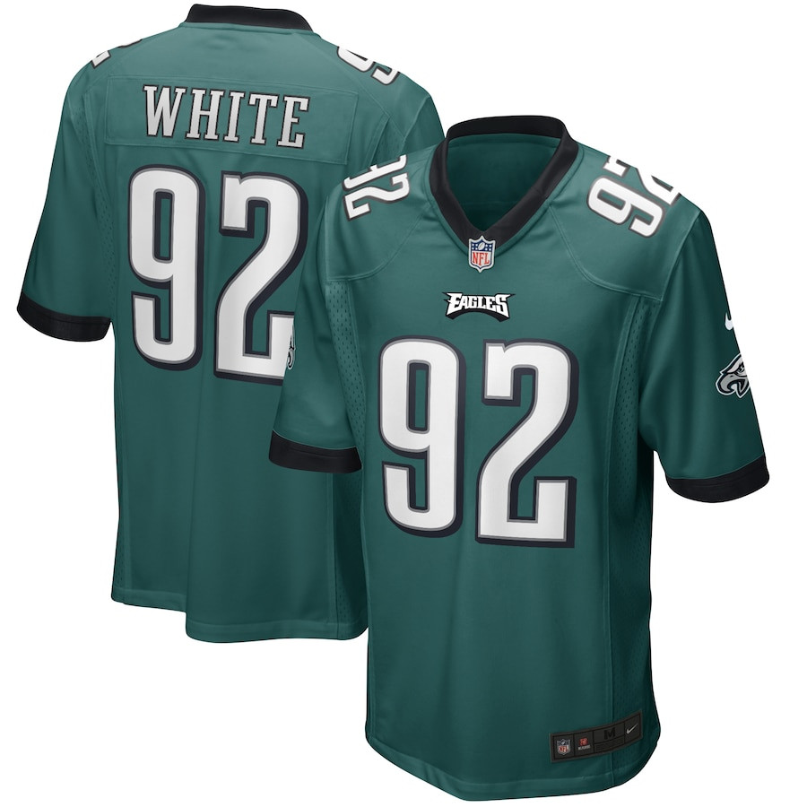 Reggie White 92 Philadelphia Eagles Men Game Retired Jersey - Midnight Green JS6097 Saliibo