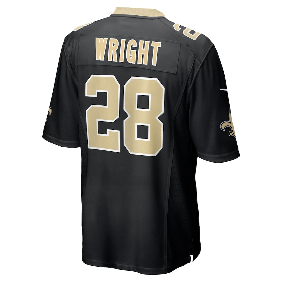 Rejzohn Wright 28 New Orleans Saints Game Men Jersey - Black JS8396 Saliibo - Image 3