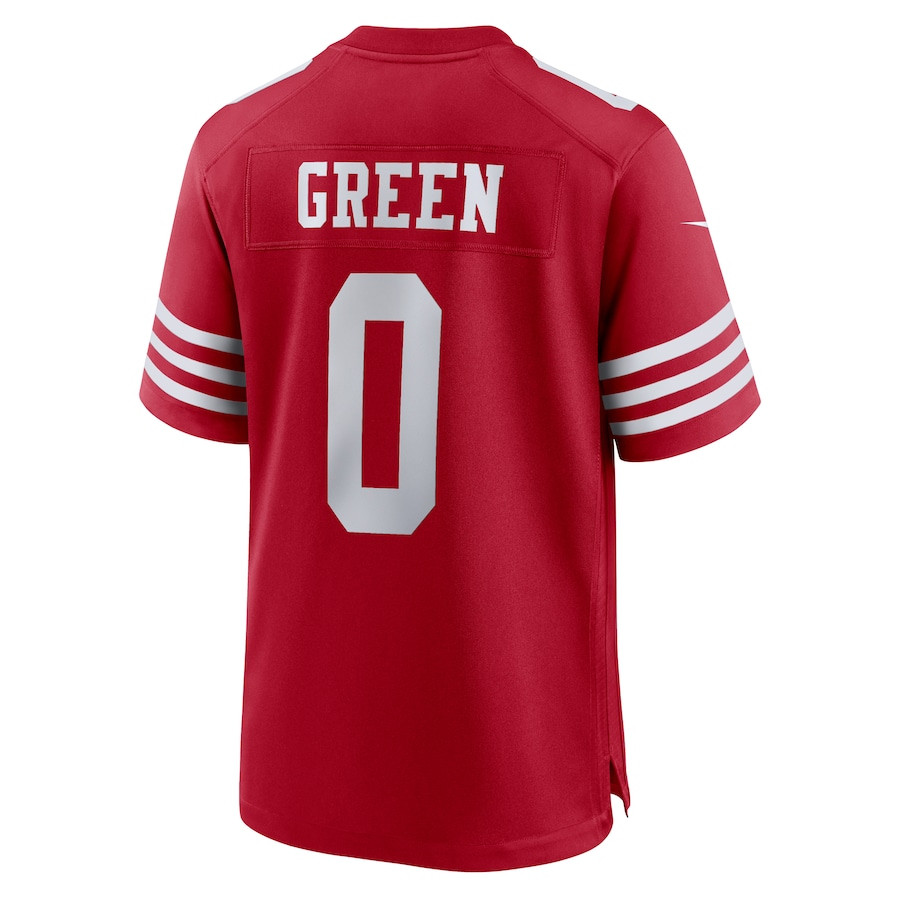 Renardo Green 0 San Francisco 49ers Game Men Jersey - Scarlet JS8777 Saliibo - Image 3