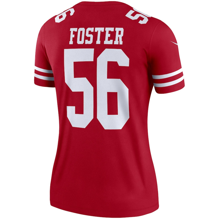 Reuben Foster 56 San Francisco 49ers Women Legend Jersey - Scarlet JS1248 Saliibo - Image 3