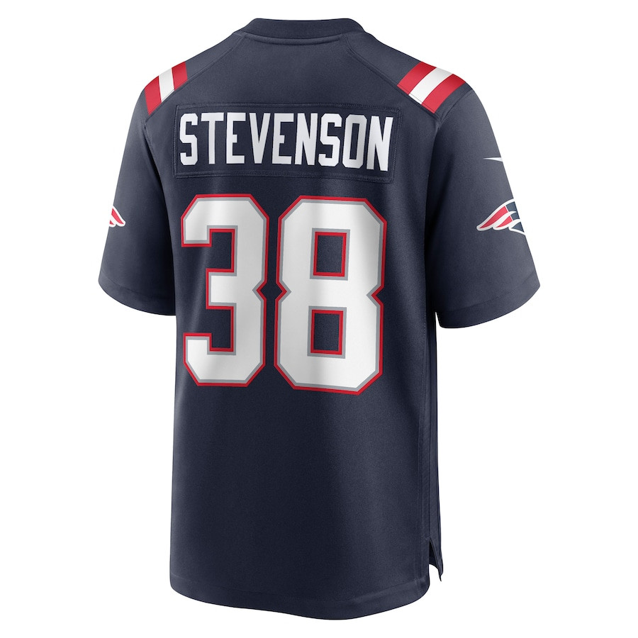 Rhamondre Stevenson 38 New England Patriots Men Game Jersey - Navy JS7269 Saliibo - Image 3