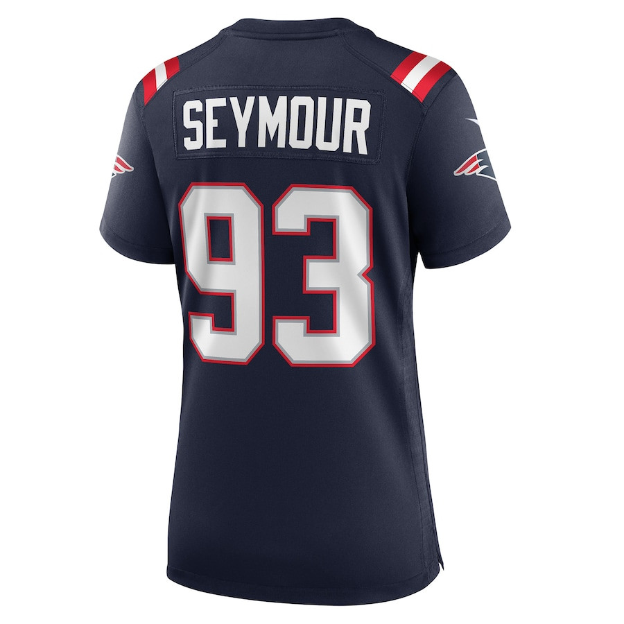 Richard Seymour ?93 New England Patriots Women Retired Game Jersey - Navy JS9411 Saliibo - Image 3