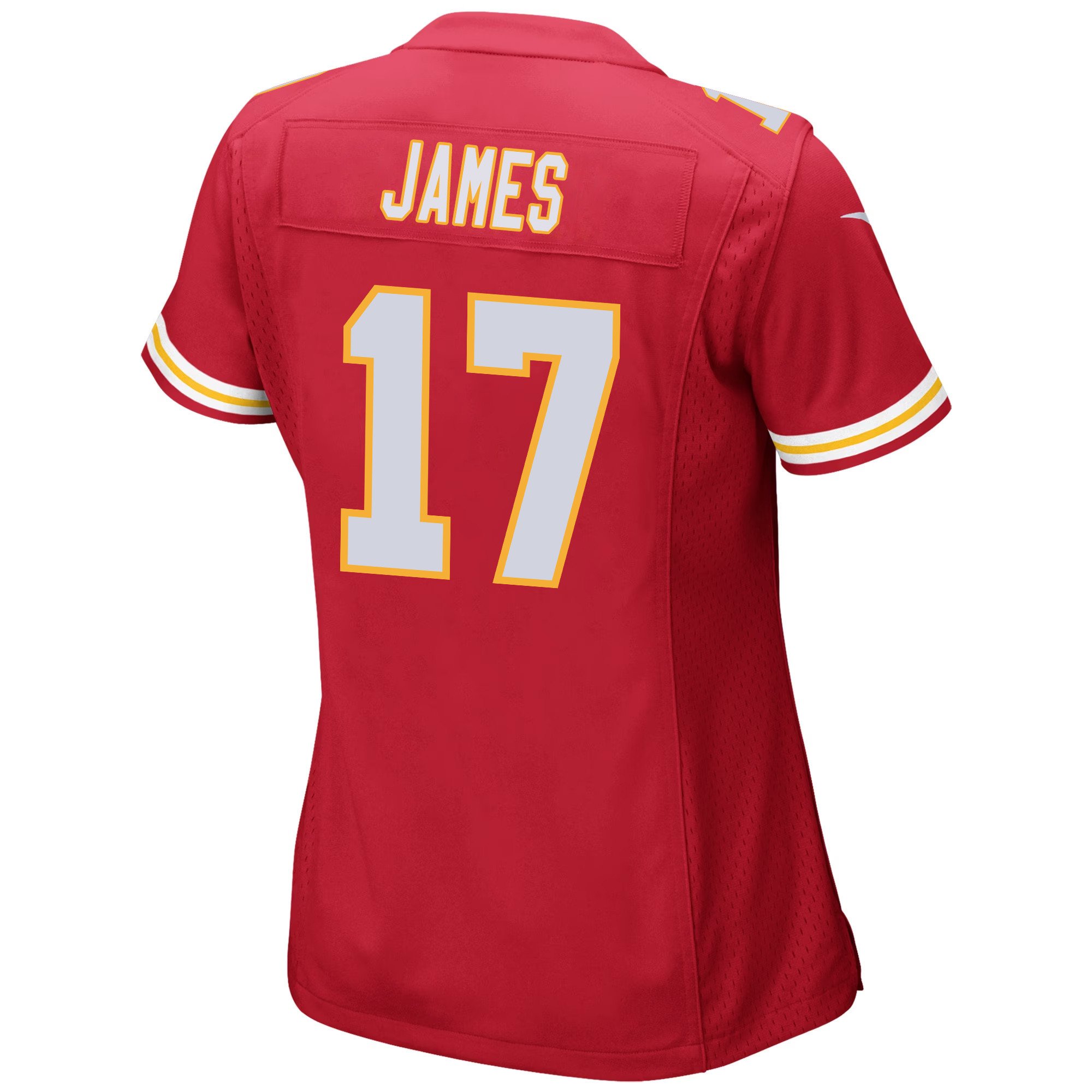 Richie James 17 Kansas City Chiefs Super Bowl LVIII Champions 4 Stars Patch Game Women Jersey - Red JS9136 Saliibo - Image 3