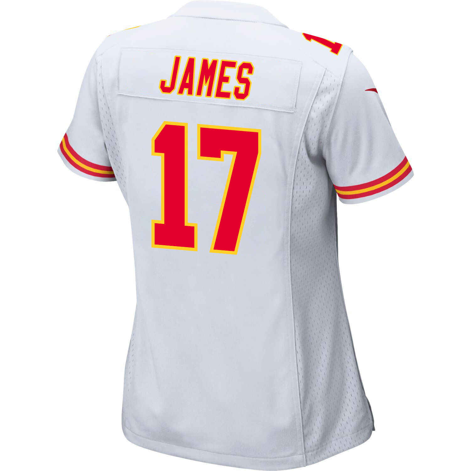 Richie James 17 Kansas City Chiefs Super Bowl LVIII Champions 4 Stars Patch Game Women Jersey - White JS7285 Saliibo - Image 3