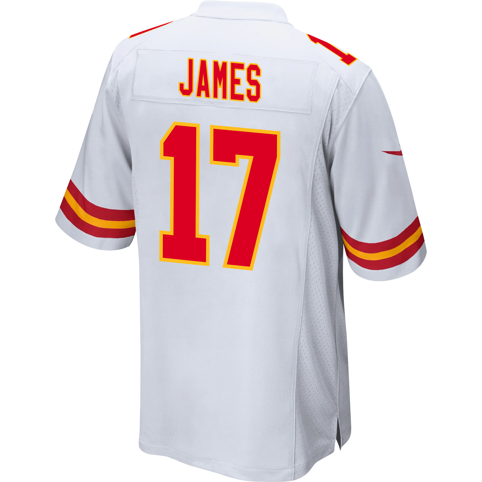 Richie James 17 Kansas City Chiefs Super Bowl LVIII Champions 4X Game Men Jersey - White JS5047 Saliibo - Image 3