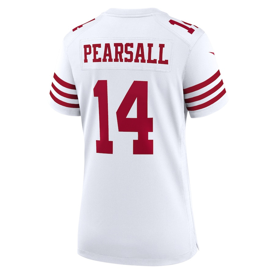 Ricky Pearsall 14 San Francisco 49ers Women's White Game Jersey - White JS5152 Saliibo - Image 3