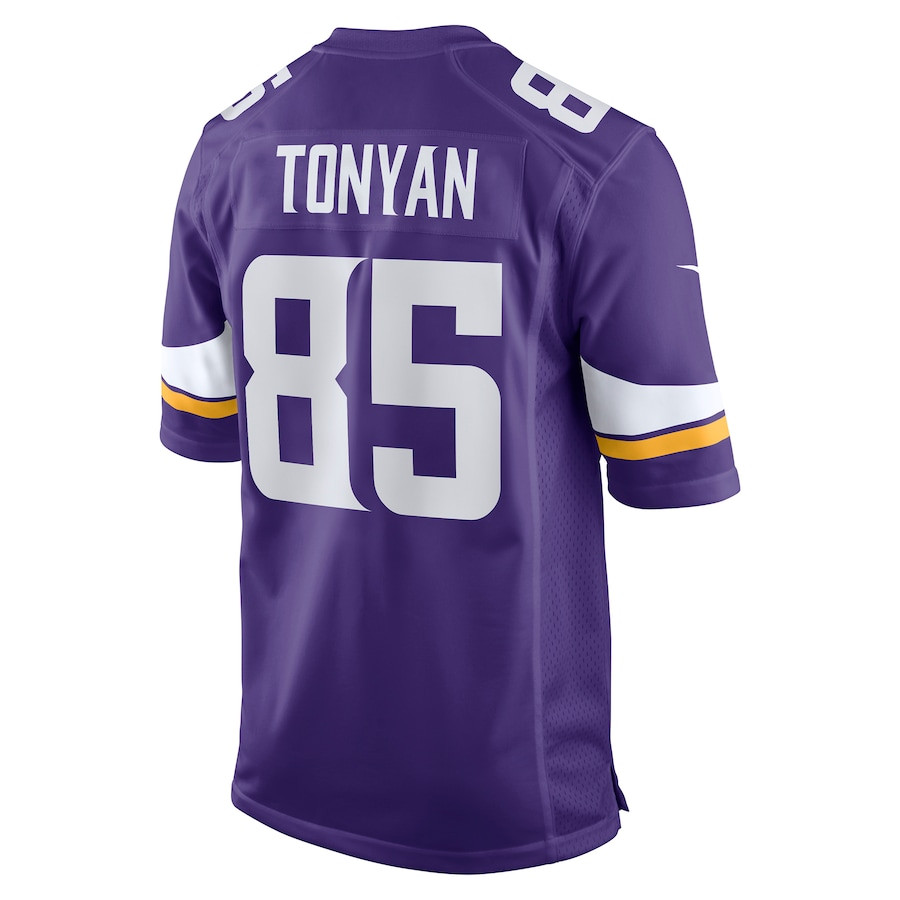 Robert Tonyan 85 Minnesota Vikings Nike Game Men Jersey - Purple JS3571 Saliibo - Image 3