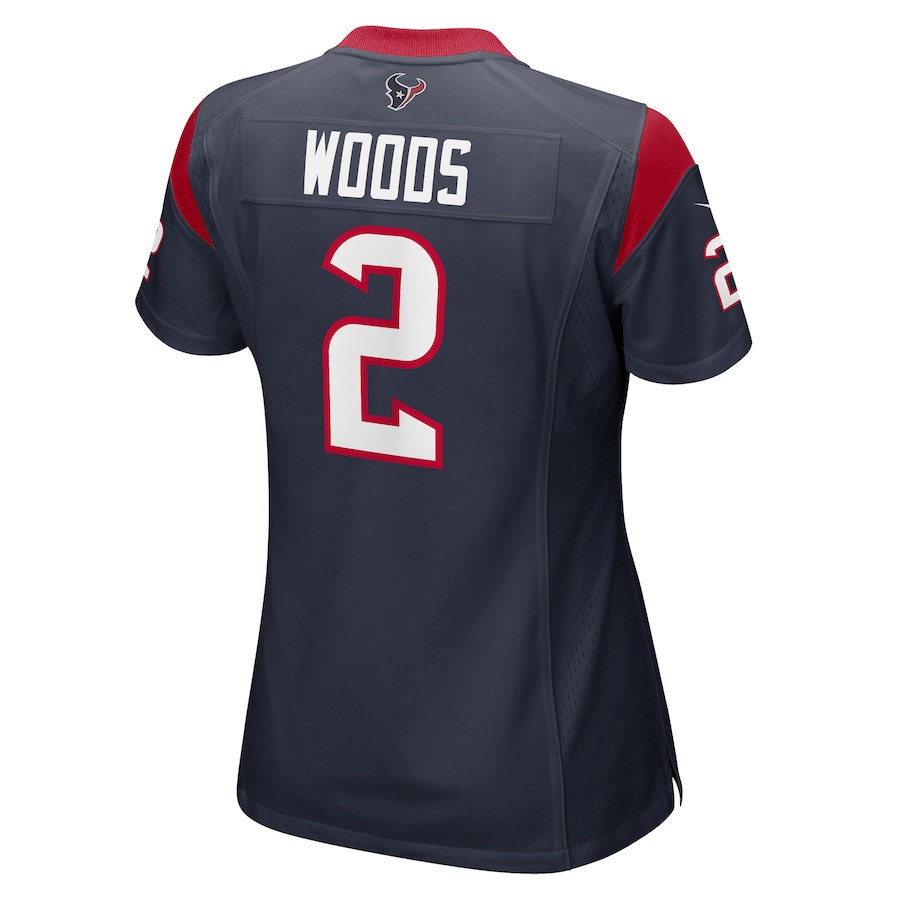Robert Woods 2 Houston Texans Women's Game Jersey - Navy JS7150 Saliibo - Image 3