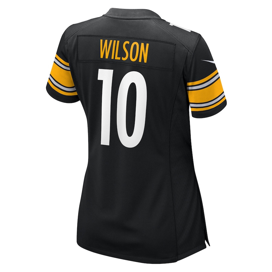 Roman Wilson 10 Pittsburgh Steelers Women's Game Jersey - Black JS8810 Saliibo - Image 3