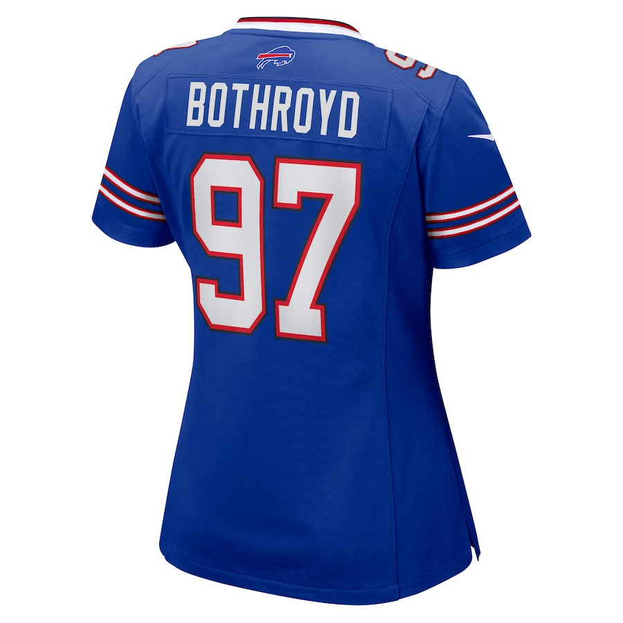 Rondell Bothroyd 97 Buffalo Bills Women's Game Jersey - Royal JS8007 Saliibo - Image 3
