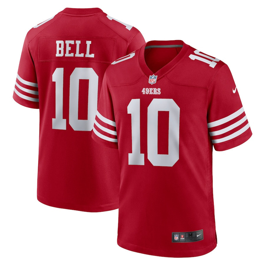 Ronnie Bell 10 San Francisco 49ers Game Men Jersey - Scarlet JS1255 Saliibo