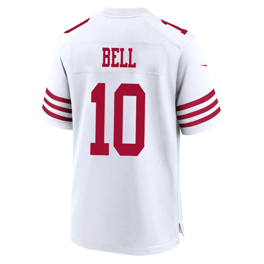 Ronnie Bell 10 San Francisco 49ers Super Bowl LVIII Patch Game Men Jersey - White JS2190 Saliibo - Image 3