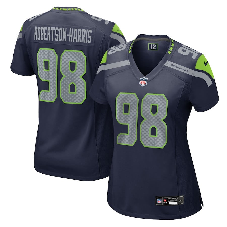 Roy Robertson-Harris 98 Seattle Seahawks Women's Team Game Jersey - College Navy JS3446 Saliibo