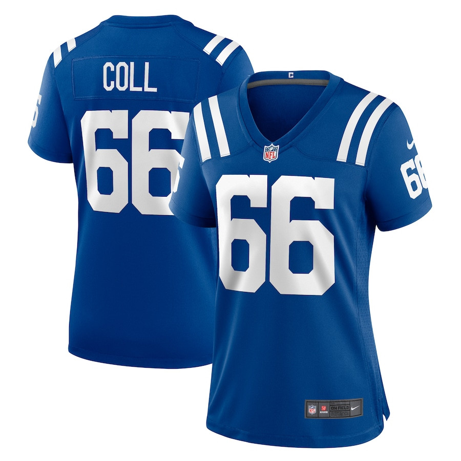 Ryan Coll 66 Indianapolis Colts Women's Game Jersey - Royal JS4776 Saliibo