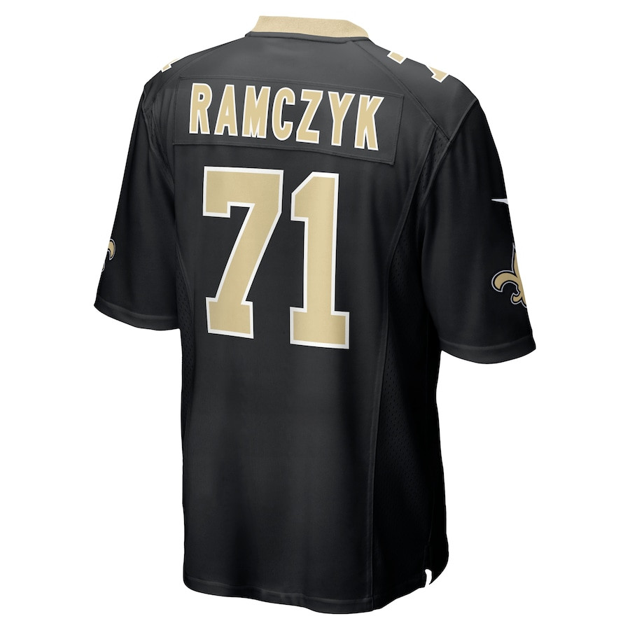 Ryan Ramczyk 71 New Orleans Saints Men Game Jersey - Black JS8855 Saliibo - Image 3