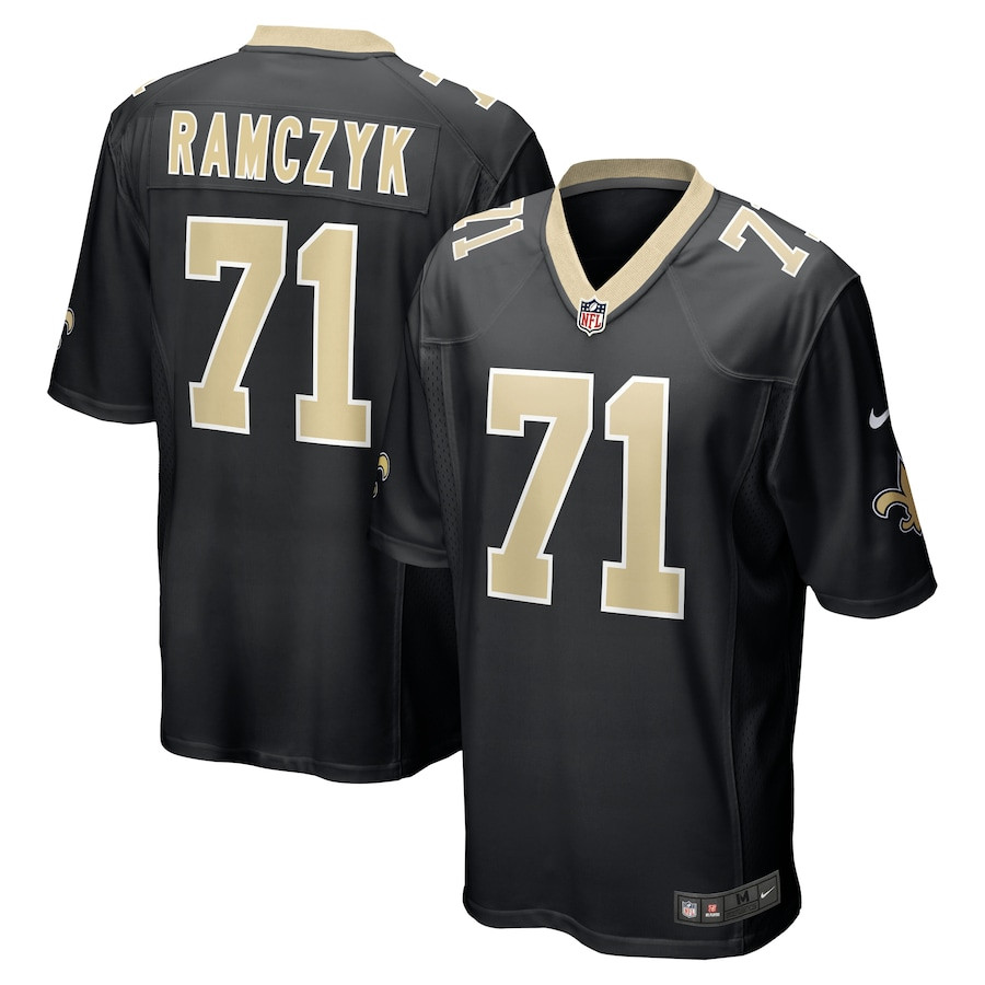 Ryan Ramczyk 71 New Orleans Saints Men Game Jersey - Black JS8855 Saliibo