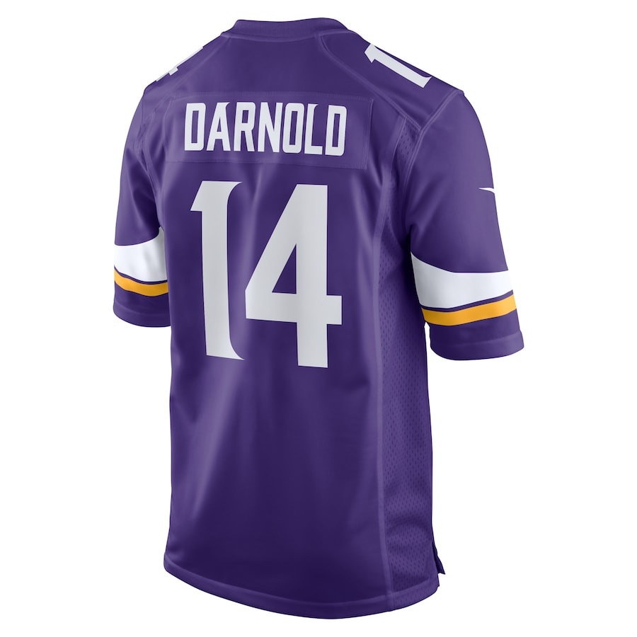 Sam Darnold 14 Minnesota Vikings Team Game Men Jersey - Purple JS2552 Saliibo - Image 3