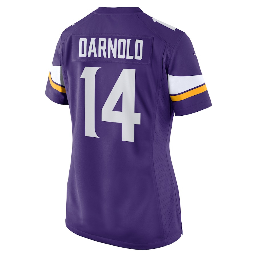 Sam Darnold 14 Minnesota Vikings Team Game Women Jersey - Purple JS2421 Saliibo - Image 3