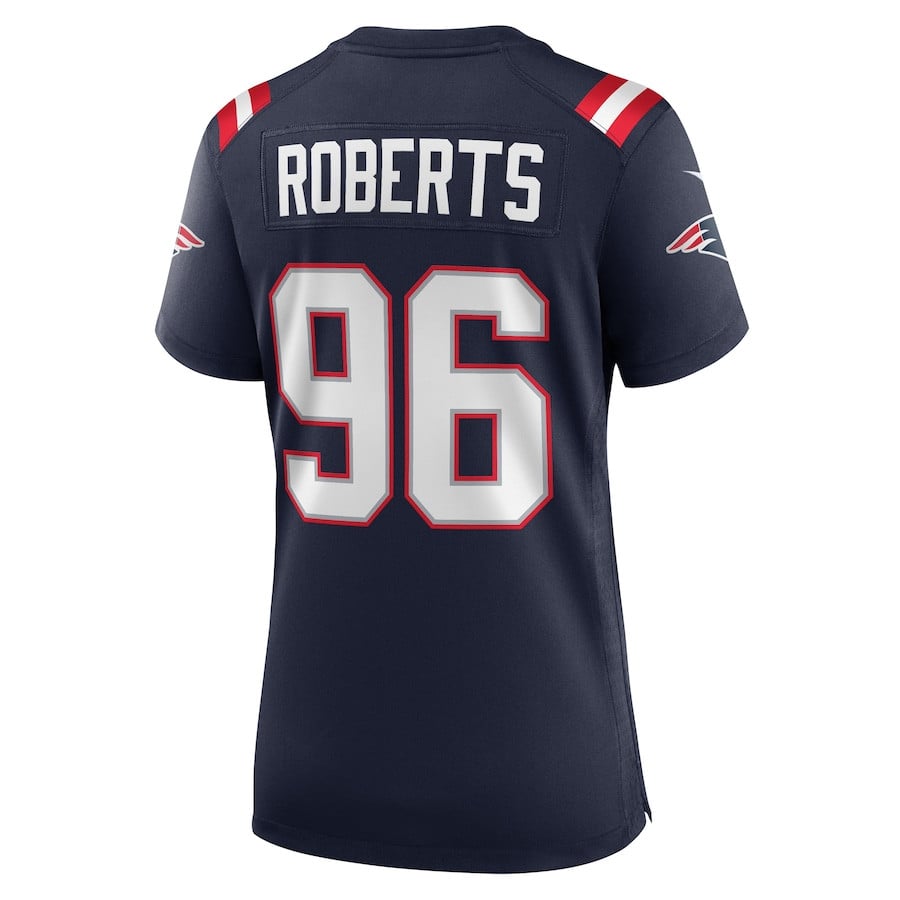 Sam Roberts 96 New England Patriots Women Game Jersey - Navy JS1189 Saliibo - Image 3