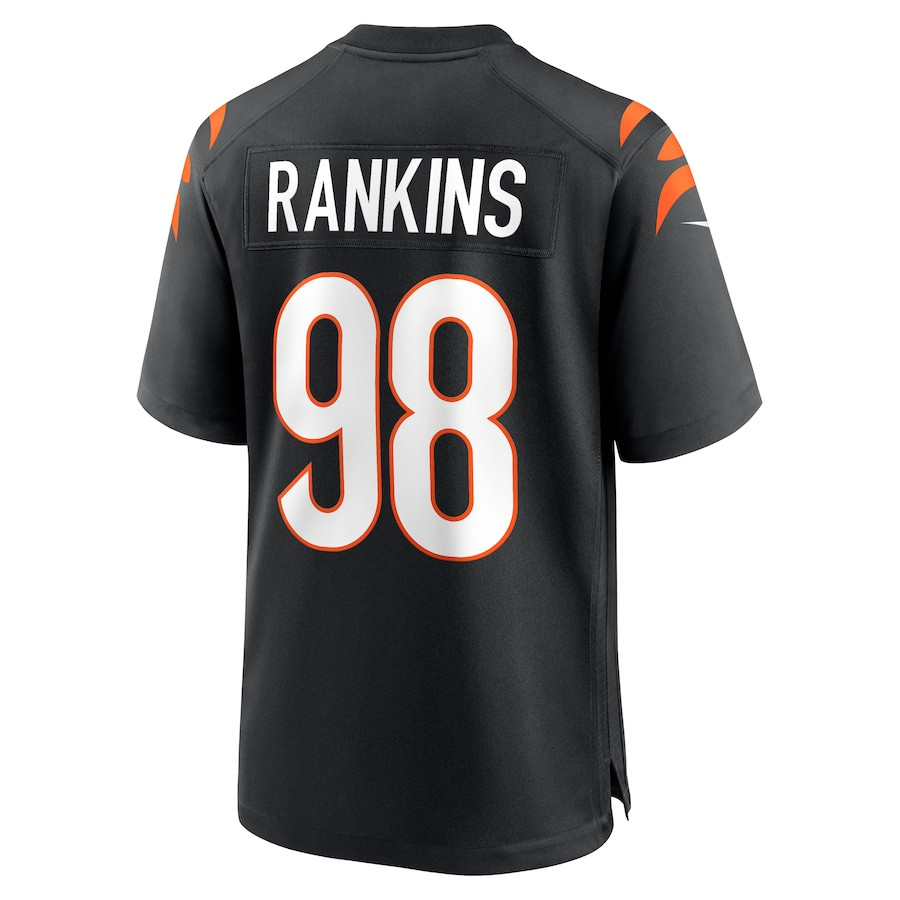 Sheldon Rankins 98 Cincinnati Bengals Game Men Jersey - Black JS6640 Saliibo - Image 3