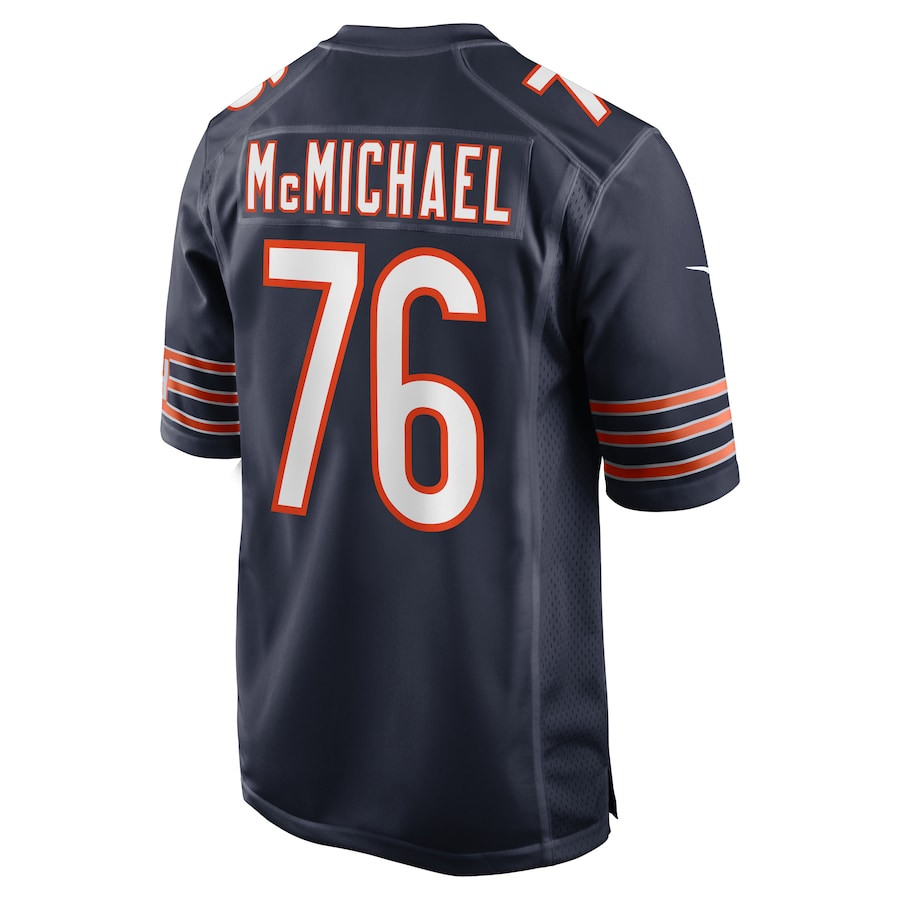 Steve McMichael 76 Chicago Bears Retired Player Game Men Jersey - Navy JS9010 Saliibo - Image 3