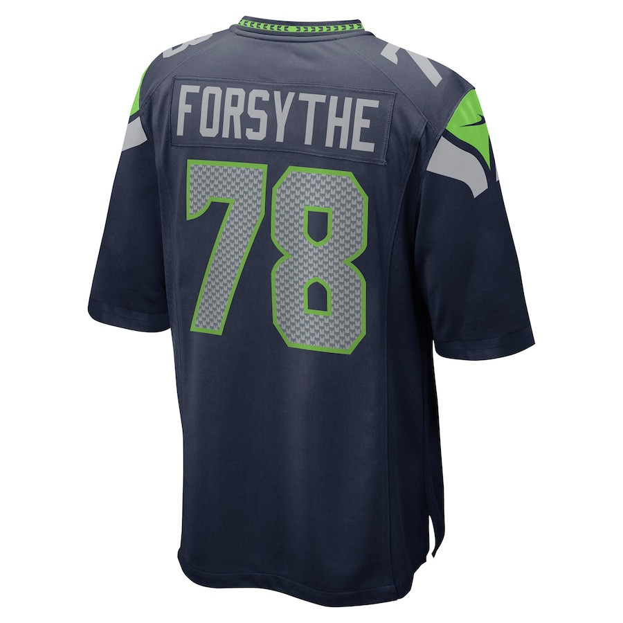 Stone Forsythe 78 Seattle Seahawks Men Game Jersey - College Navy JS9626 Saliibo - Image 3