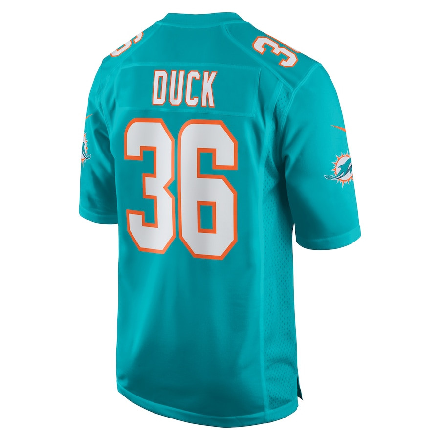 Storm Duck 36 Miami Dolphins Game Men Jersey - Aqua JS8733 Saliibo - Image 3