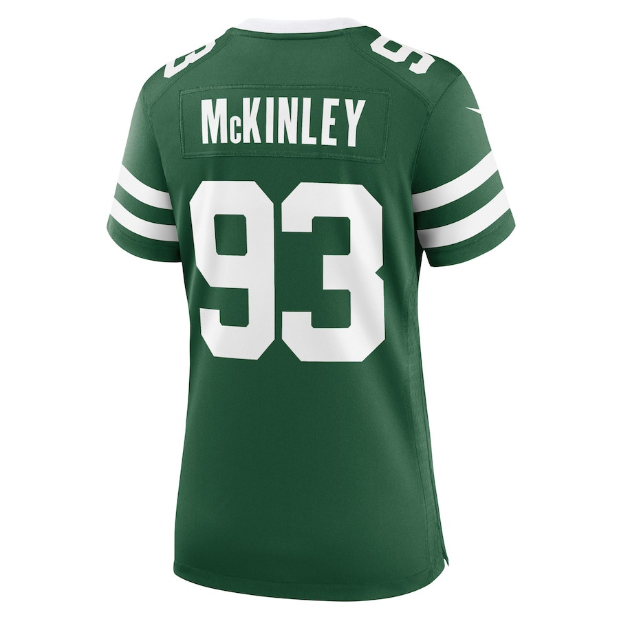 Takk McKinley 93 New York Jets Women's Team Game Jersey - Legacy Green JS4068 Saliibo - Image 3