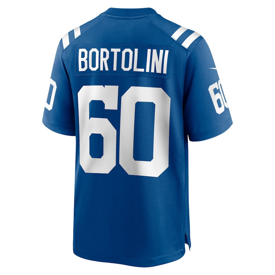 Tanor Bortolini 60 Indianapolis Colts Game Men Jersey - Royal JS4828 Saliibo - Image 3