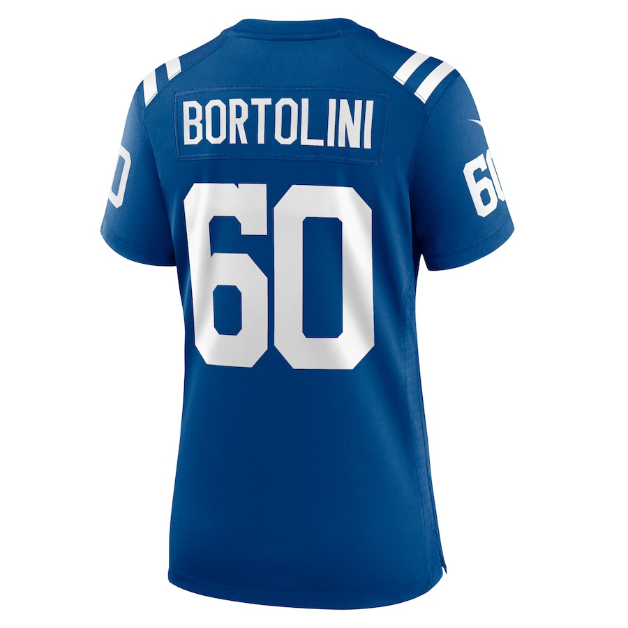 Tanor Bortolini 60 Indianapolis Colts Women's Game Jersey - Royal JS4412 Saliibo - Image 3