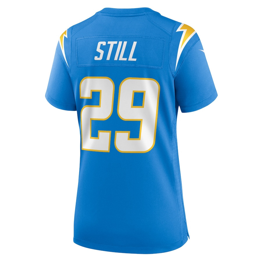 Tarheeb Still 29 Los Angeles Chargers Women's Game Jersey - Powder Blue JS3934 Saliibo - Image 3