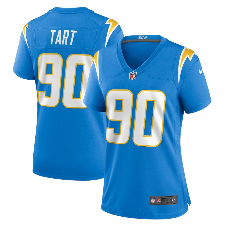 Teair Tart 90 Los Angeles Chargers Women's Game Jersey - Powder Blue JS1597 Saliibo
