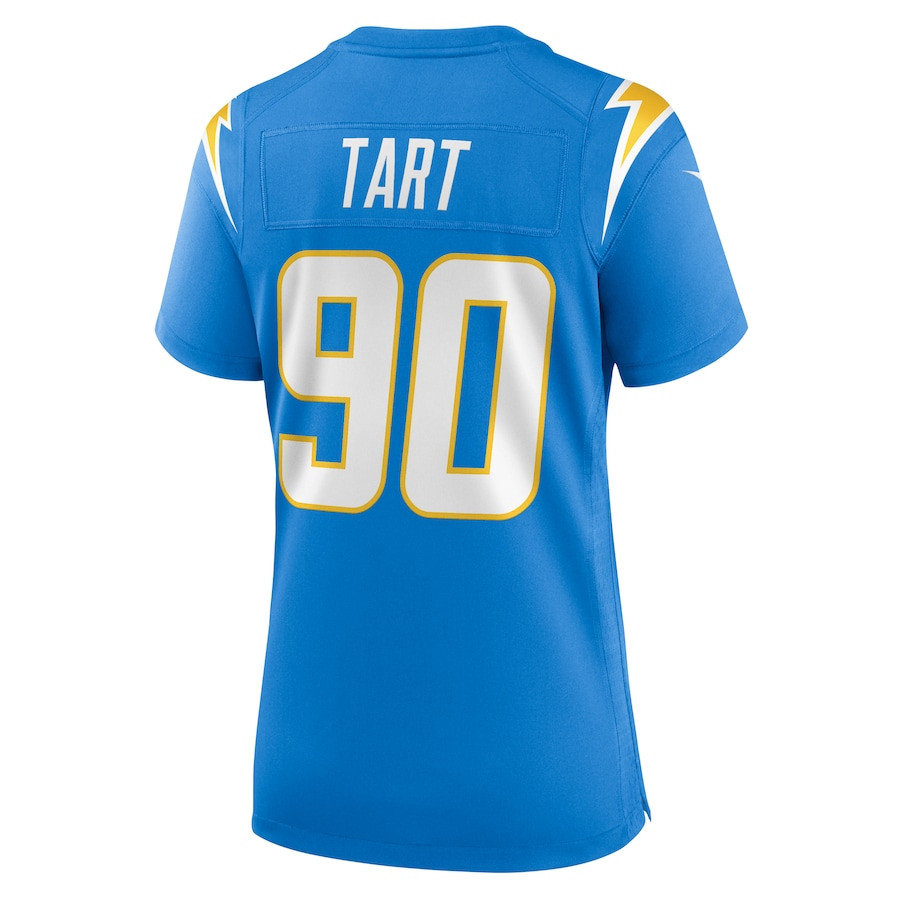 Teair Tart 90 Los Angeles Chargers Women's Game Jersey - Powder Blue JS1597 Saliibo - Image 3