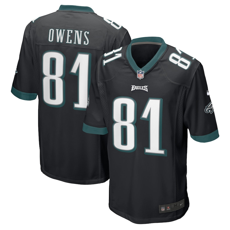 Terrell Owens 81 Philadelphia Eagles Men Retired Jersey - Black JS8238 Saliibo