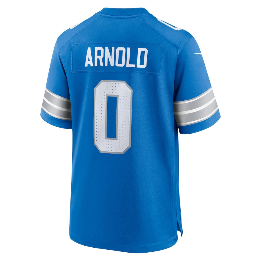 Terrion Arnold #0 Detroit Lions Super Bowl LIX Jersey - Men's - Blue JS6637 Saliibo - Image 3