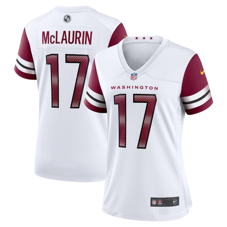 Terry McLaurin 17 Washington Commanders Women's Game Jersey - White JS6779 Saliibo