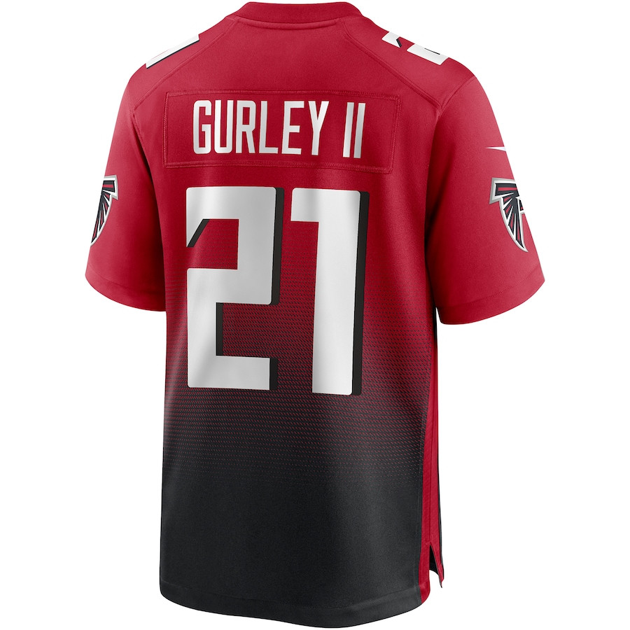 Todd Gurley II 21 Atlanta Falcons Men 2nd Alternate Game Jersey - Red JS1684 Saliibo - Image 3