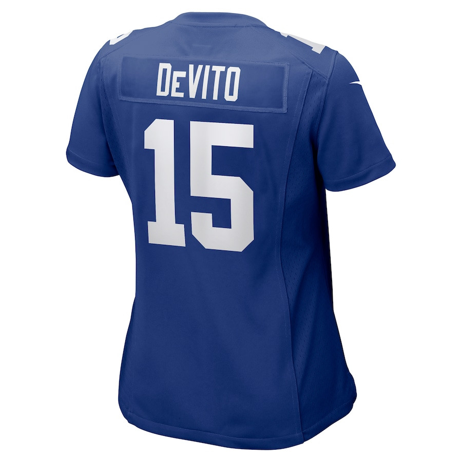 Tommy DeVito 15 New York Giants Women Game Jersey - Royal JS6069 Saliibo - Image 3