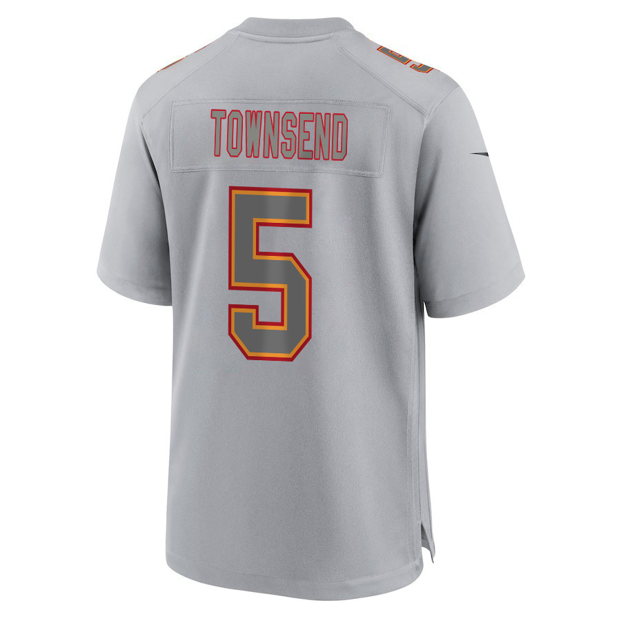 Tommy Townsend 5 Kansas City Chiefs Super Bowl LVIII Champions 4X Atmosphere Fashion Game Men Jersey - Gray JS3300 Saliibo - Image 3