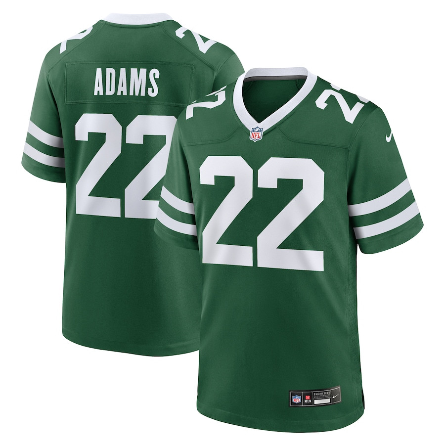 Tony Adams 22 New York Jets Team Game Men Jersey - Legacy Green JS5971 Saliibo