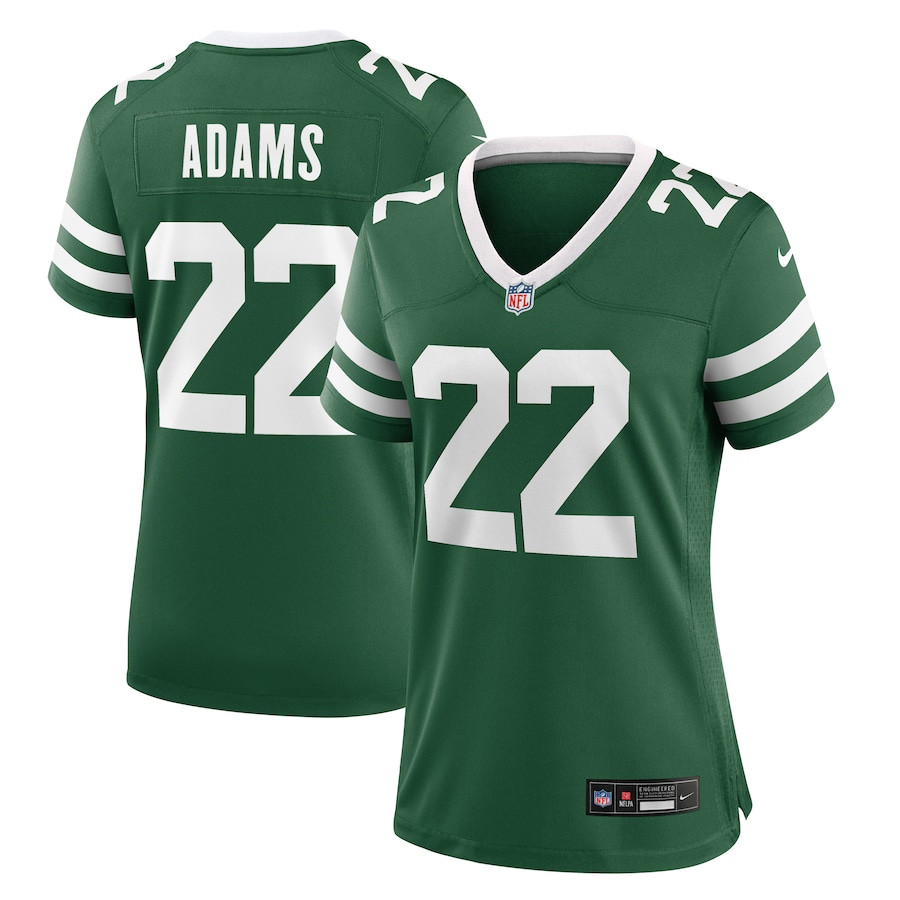 Tony Adams 22 New York Jets Women's Team Game Jersey - Legacy Green JS8748 Saliibo
