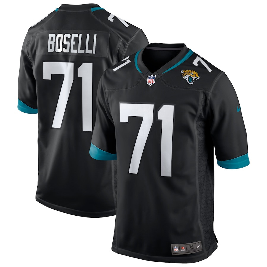 Tony Boselli 71 Jacksonville Jaguars Men Game Retired Jersey - Black JS3299 Saliibo